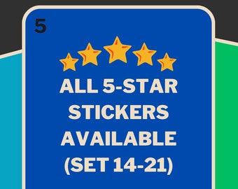 5-STAR STICKERS (SET 14-21)