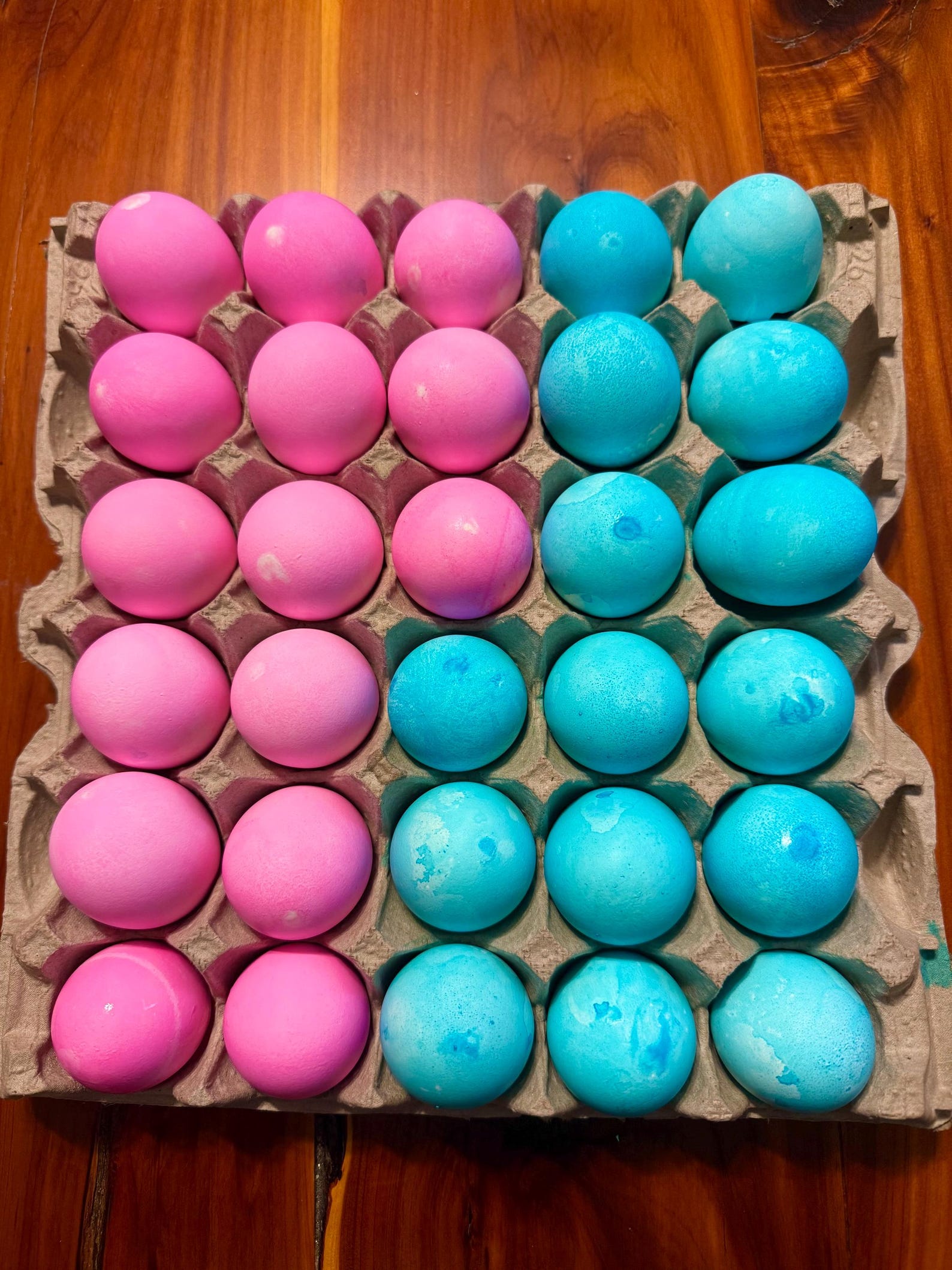 Gender Reveal Confetti Eggs 25 dozen 30 eggs
