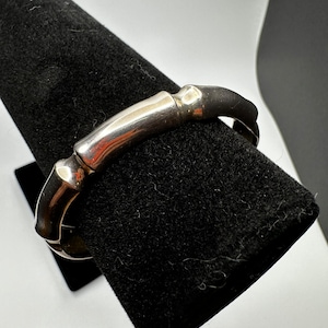 Vintage Mexicaanse bamboe sterling sliver manchetarmband