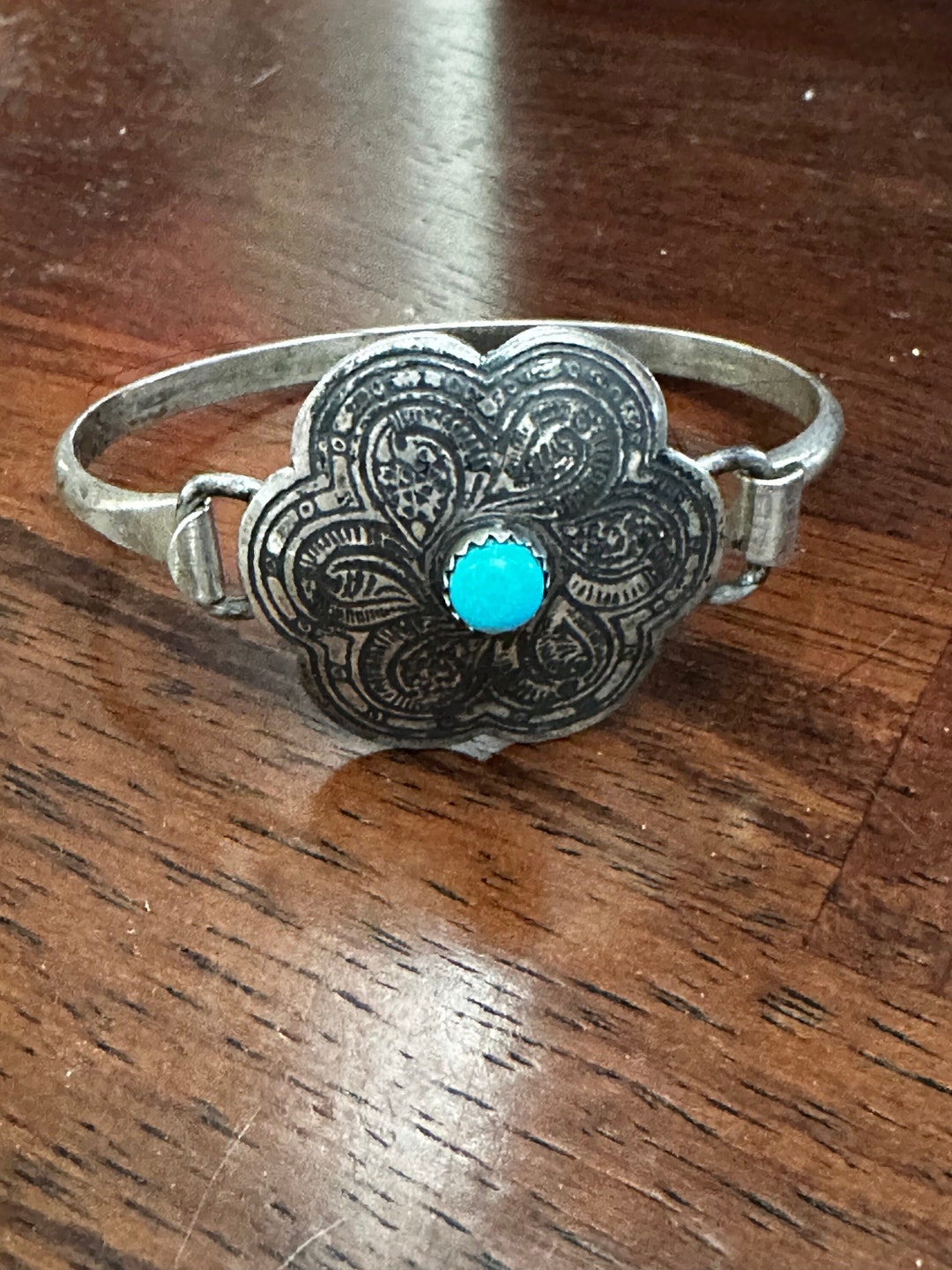 Southwest Elements Sterling Silver Choice of Gemstone Coin & Gem Bead Bracelet main image 1