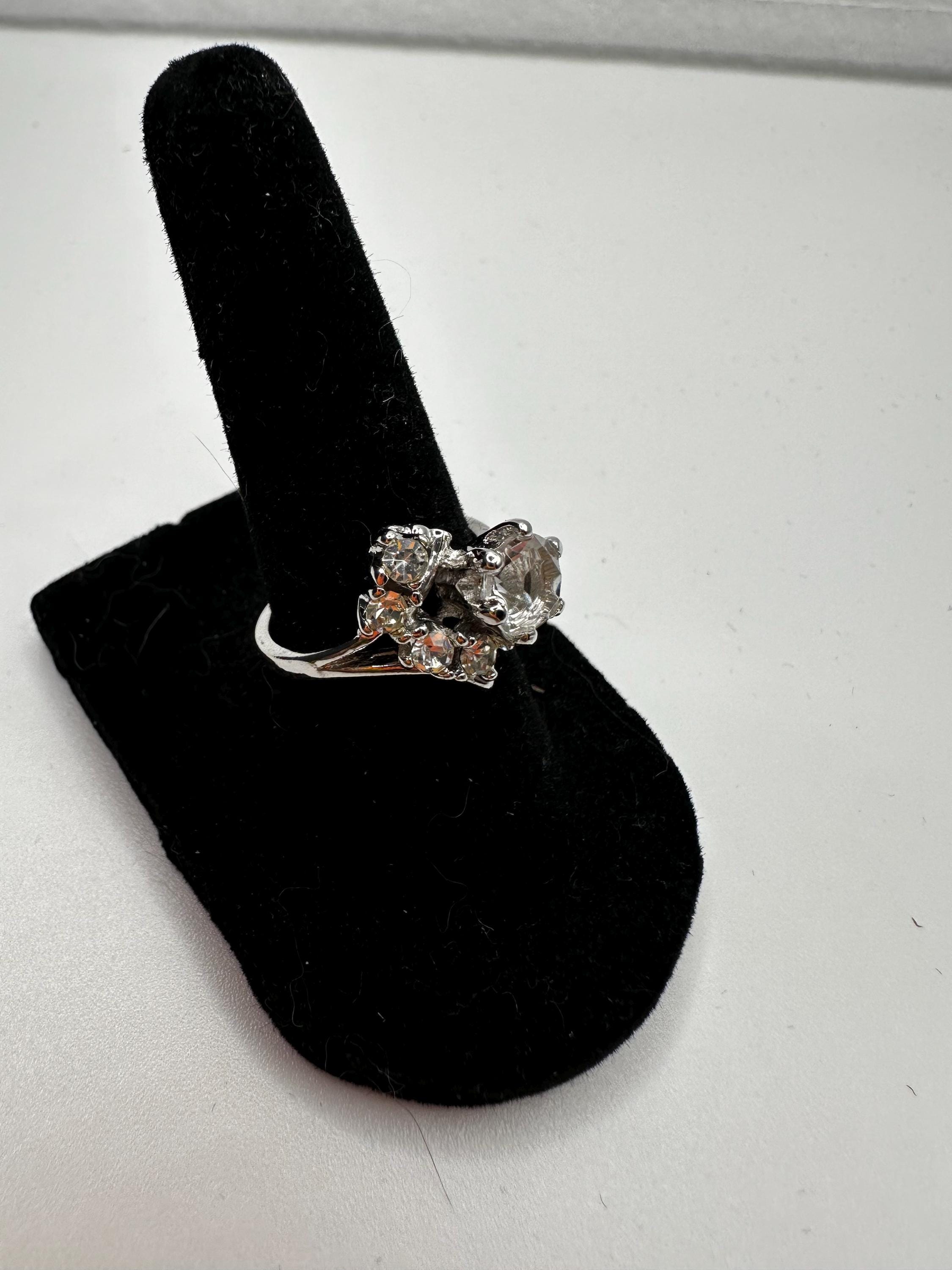 18 KT HGF Cubic Zirconia Ring - Size 6 - Etsy