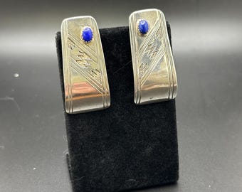 Orecchini A Bottone In Argento 925 Con Pietre Naturali – Turchese, Ambra, Granato E Lapislazzuli, Gioielli Fatti A Mano In Stile Boho Per Donna, Regalo Significativo
