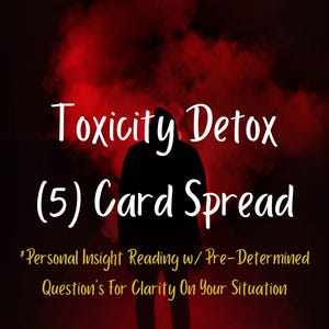 Narcissistic Tarot Reading- Toxicity Detox Reading- Narcissistic Love Tarot Reading, Narcissistic Advice/Guidance