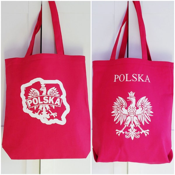 Polska Tote Bag for Moms, Tote Bag fo Mother's, Fabric Bag for Mom, Polish Canvas Bag for Moms, Mother's Day Gift Bag, Polska Torba, Flaga