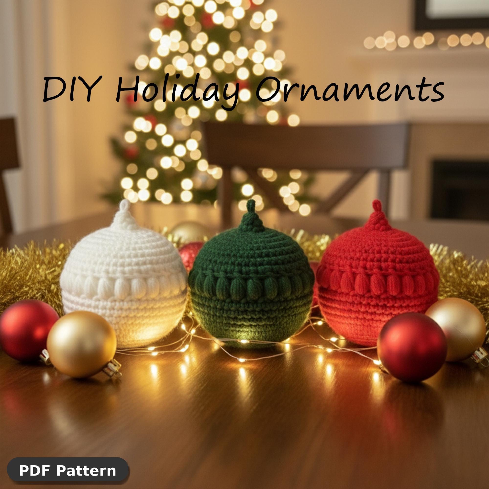 6 Adorable Mini Yarn Balls You Won’t Want To Miss 2 Crochet Bauble Ornament Pattern