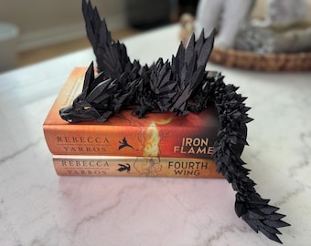 3D Printed Articulated Dragon | Flexi Fantasy Figure, Desk Decor