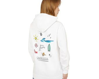 Coastal Romance Hoodie | Crashing Waves, Book Lover Sweatshirt, Emotional Reader Gift