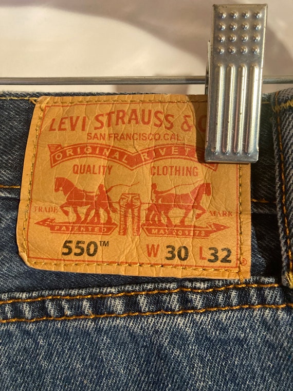 550 Levi Strauss Man Blue Jean Pant