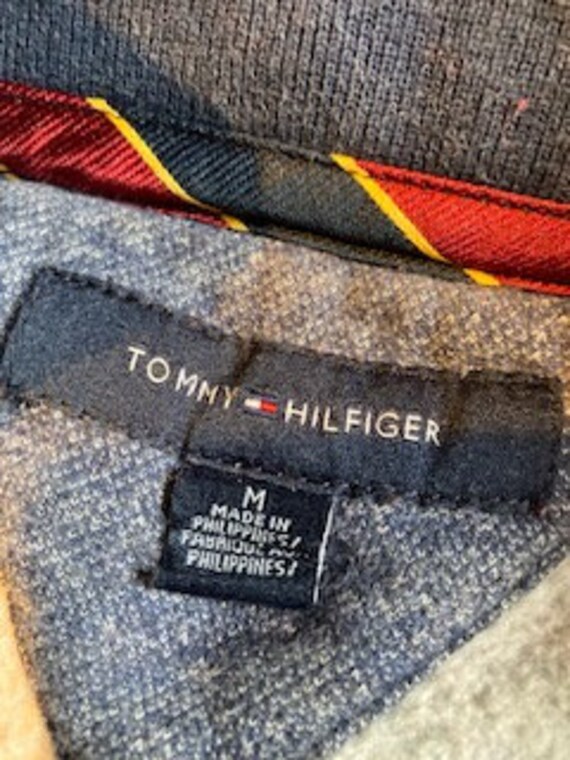 Vintage Tommy Hilfiger Man Pull over Fleece Jacke… - image 8