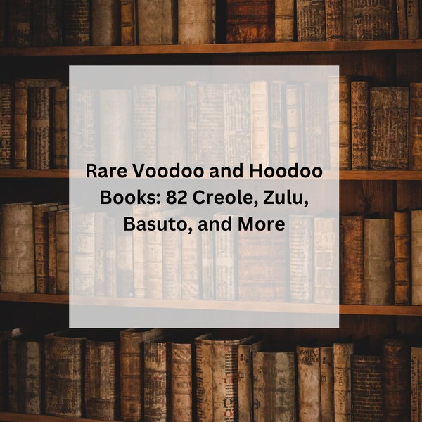 Voodoo and Hoodoo Books - Etsy