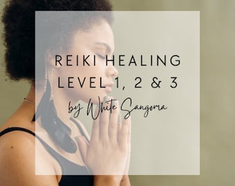 Aprende los niveles de curación Reiki 1, 2 y 3