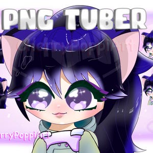 Pretty Gamer Girl PNG Model , girl pngtuber , gamer girl , girl streamer , twitch streamer , twitch girl , anime cat girl