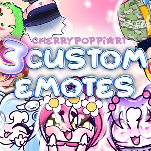 CUTE CUSTOM EMOTES , chibi emotes , chibi emote artist , twitch , twitch emote , discord emote , emotes  , youtube, twitch streamers, cute