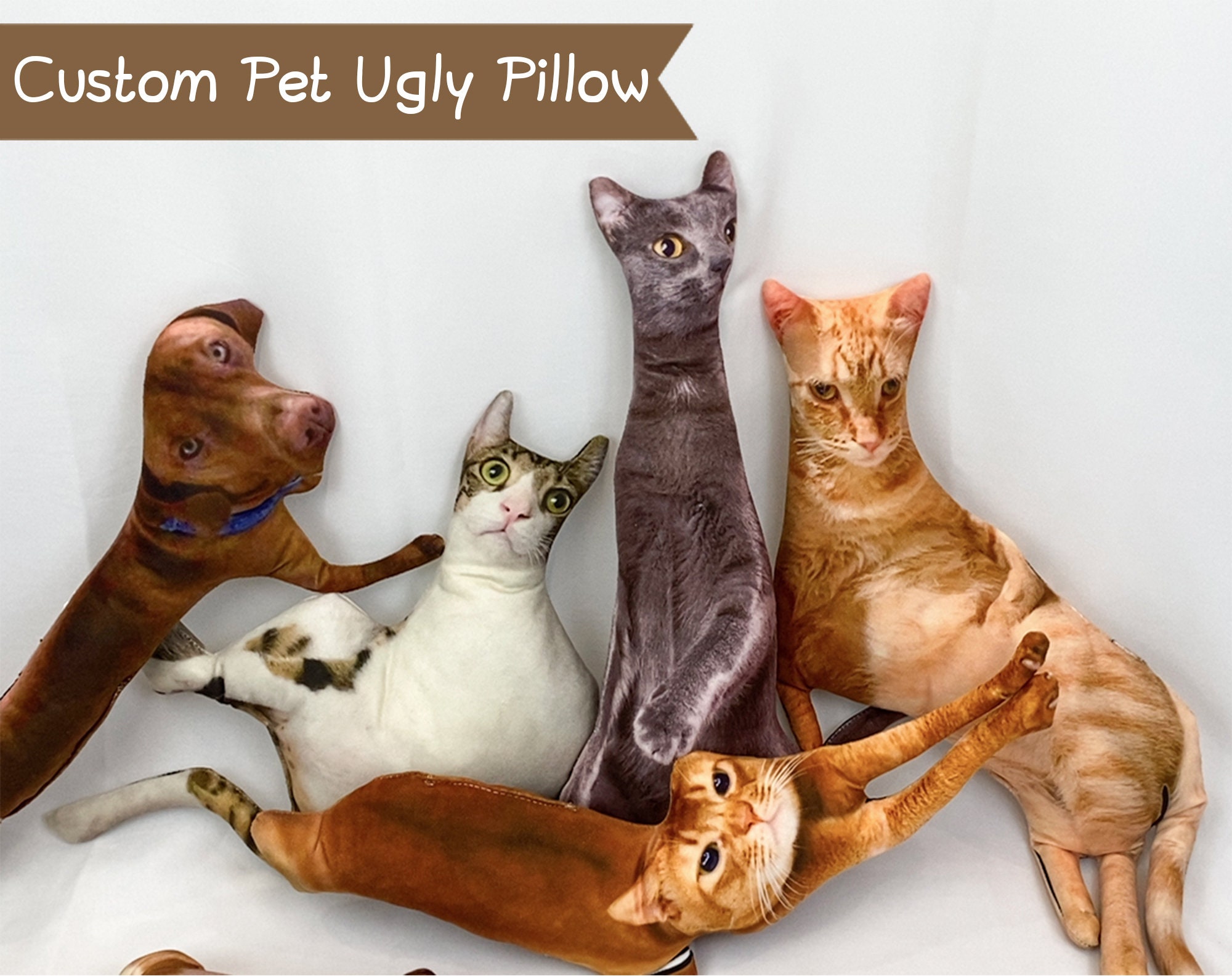Custom Cat Pillow Etsy
