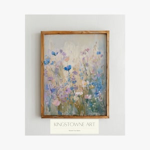Bohemian Blooms - Vintage Wildflowers Digital Print