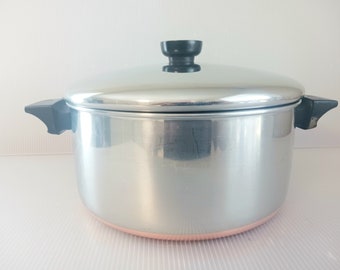 Vintage Revere Ware 4 1/2 Qt. Stockpot With Lid