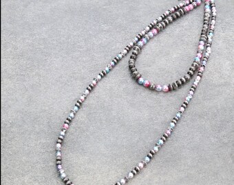 Navajo Art Perlenhalskette Perlenhalskette westlichen südwestlichen Schmuck Perle & Perle Layered Halskette