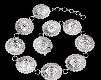 Western-conchoriem Zilver S/M