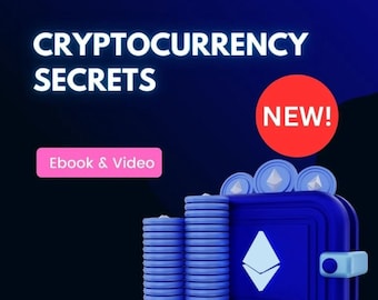 Cryptocurrency Secrets: Ebook & Video Course with Resell Rights (Digital Download)