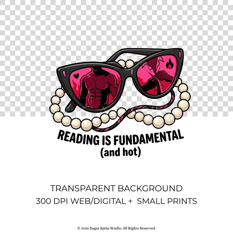 10 Spicy Romance Reader Book Designs (PNG Clipart) image 3