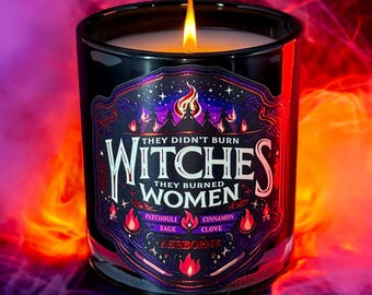 Witches - Scented Candle - Patchouli, Sage, Cinnamon, Clove