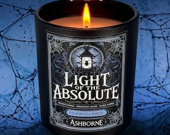 Light of the Absolute -  Kar'niss Inspired Scented Candle - Moonflower, Midnight Musk, Dark Amber