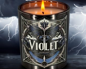 Violet - Fourth Wing Inspired - 8oz Scented Candle
