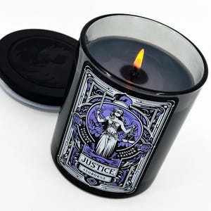 Justice - Tarot Candle - Etsy