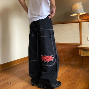 Vintage Baggy Jeans Replica Style Skate Pants zdjęcie 4