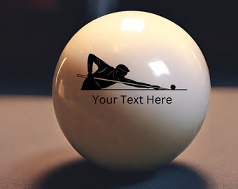 Customized Cue Ball Personalized Cue Ball Gift For Dad Birthday Gift For Friend Anniversary Gift For Son Birthday Gift  Personalized 8 Ball