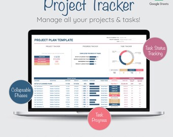 Ultimate Easy Project Tracker Template in Google Sheets