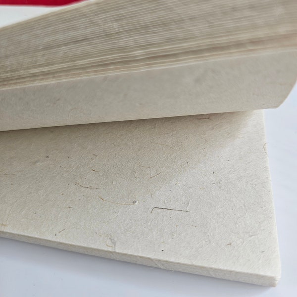 A4 Size Natural Lokta Paper, eco-Friendly can use for Printing, Crafting - A4 Lokta Paper, , Nepalese Mountain Lokta Handmade Paper