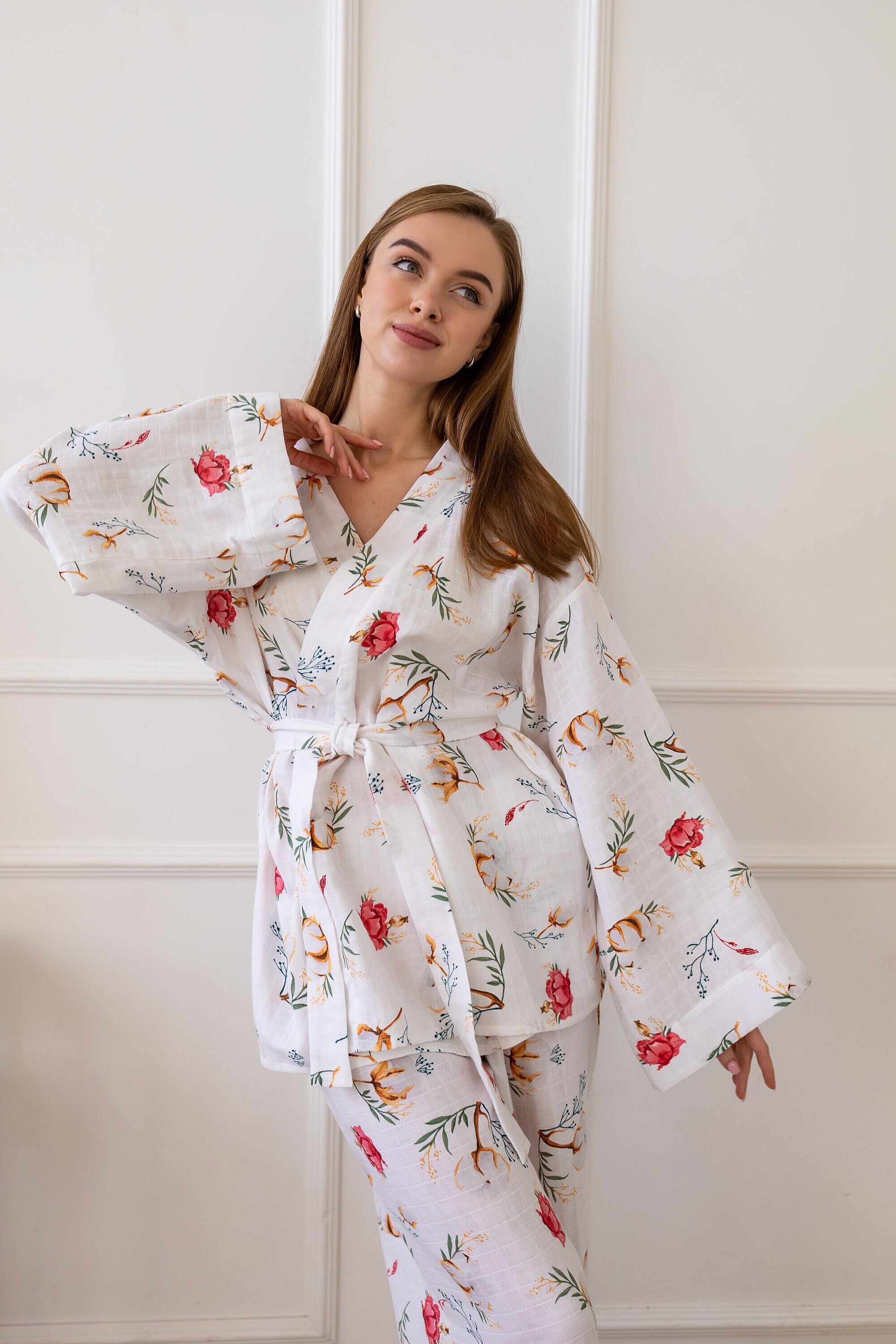 Kimono Pyjama Set Etsy Canada