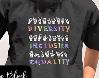 Diversity, Inclusion, Equality Tshirt, Pride Month Shirt,  Pride Shirt, Gay Pride, LGBTQ, LGBT