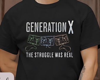Camisa Gen X, Mixtape, Camiseta Generación X, Vintage 1980s, Cinta de Cassette, Regalo para él/ella, Regalo del Día de la Madre, Regalo del Día del Padre