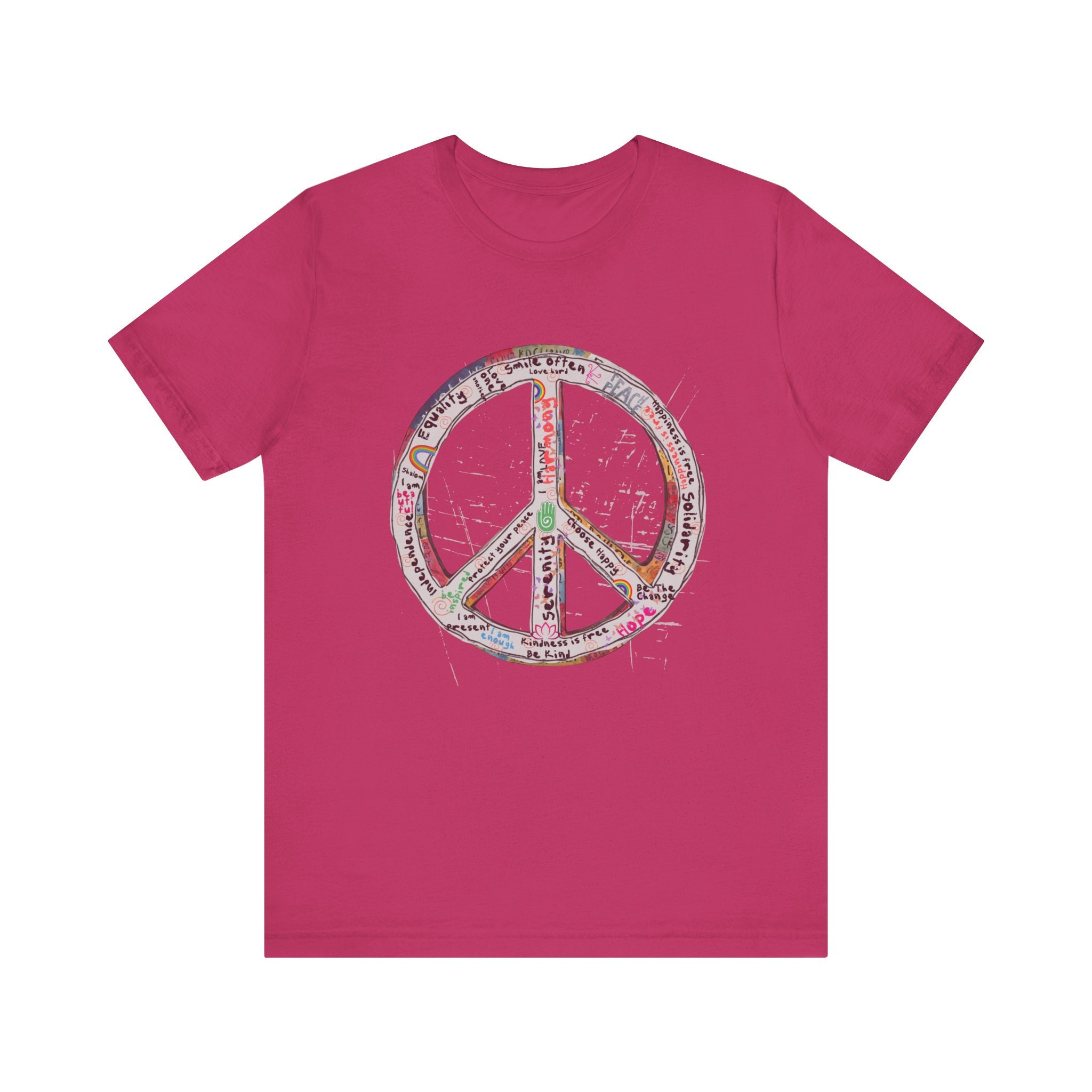 NewEra ★ PEACE SYMBOL T-SHIRTS & ESSENTIAL PANTS SETUP PEACE SIGN - Unisex Cotton T-Shirt Tee Shirt | eBay