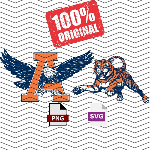 Auburn SVG Bundle, Tigers Pack Football, SVG Bundle, Cricut, Printable, University, College, Basketball, Svg Png Pdf, Download