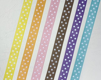 Organza Polka Dot Ribbon (5/8")