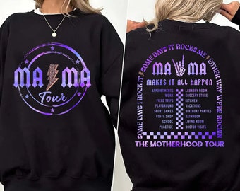The Motherhood Tour bundle, Some Days I Rock It Png, Some Days It Rocks Me png, Either way were rockin png, Mama lighting bold png, Mom png