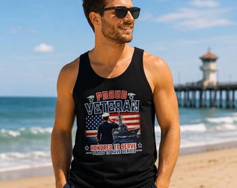 Stolzes veteranes Baumwoll-Tanktop, militärischer Stolz, Vaterländische Kleidung USA Navy Muskel-T-Shirt