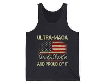 Camiseta sin mangas Ultra MAGA unisex