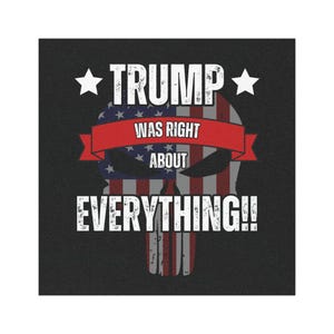 Ímã de carro, ímã de geladeira | Decoração de cozinha | Trump estava certo sobre tudo | Presente para apoiadores republicanos do MAGA