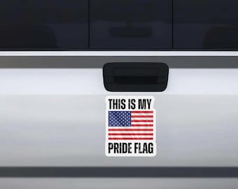 American Flag Pride Car Magnet, Truck Decals Auto and Fridge Decor