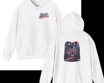 Secret American Motors Jacket Hoodie | Vintage Patriotic Flag Graphic