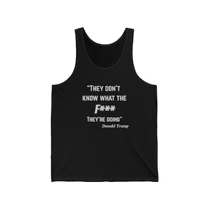Political Statement Tank Top, Patriotic Apparel, Donald Trump