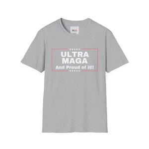 Mutig Vaterländisch: Ultra MAGA T-Shirt für Konservative Patrioten