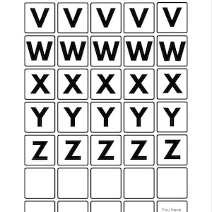 Printable Letter Tiles - Etsy