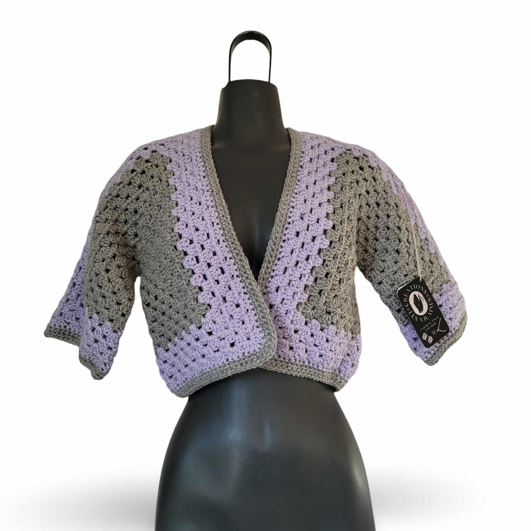 Lilac Crochet Cardi main image 1