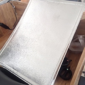 Reflective Thermal Insulation Panel – Aluminum Foil Foam Sheet for Heat Barrier Soundproofing DIY Home & RV Projects  5 pieces