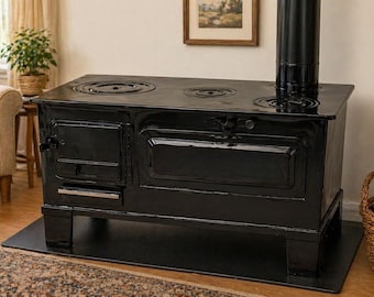 Estufa de leña con horno – Uso multiusos en exteriores e interiores.